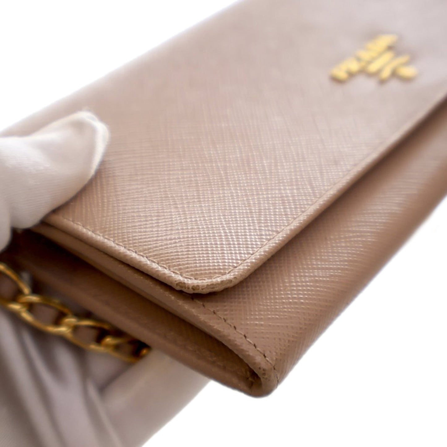 Prada Saffiano Wallet on Chain
