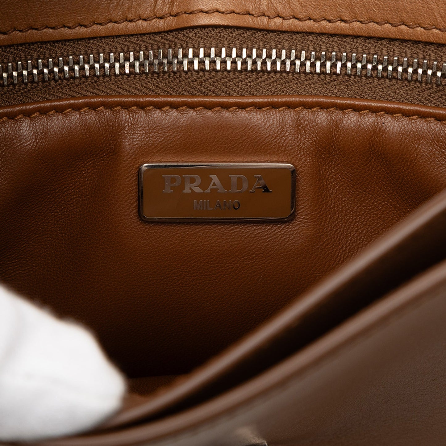 Prada Bicolor City Calf Satchel