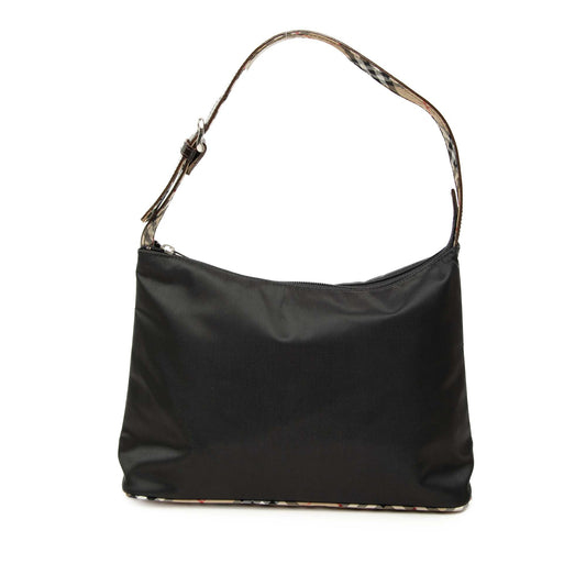 Burberry Nova Check Trimmed Nylon Shoulder Bag