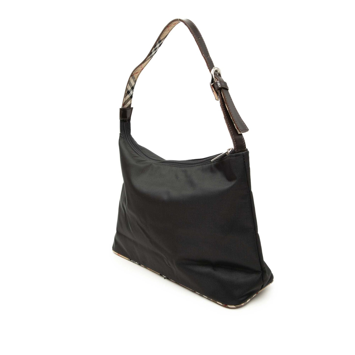 Burberry Nova Check Trimmed Nylon Shoulder Bag