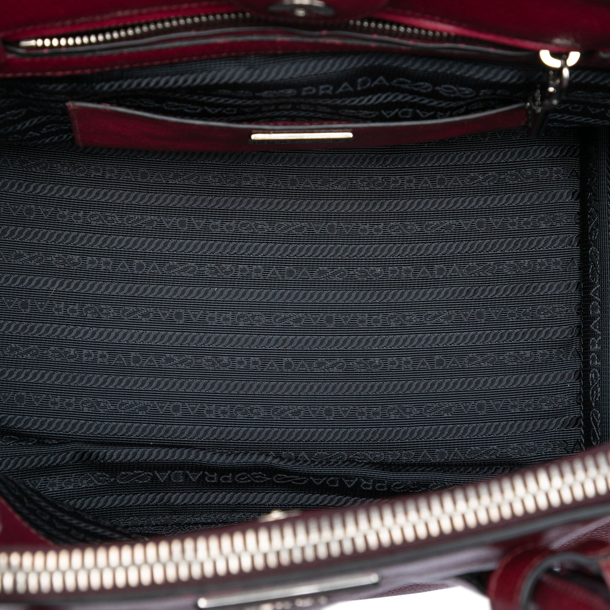 Prada Glace Calf Twin Pocket Satchel
