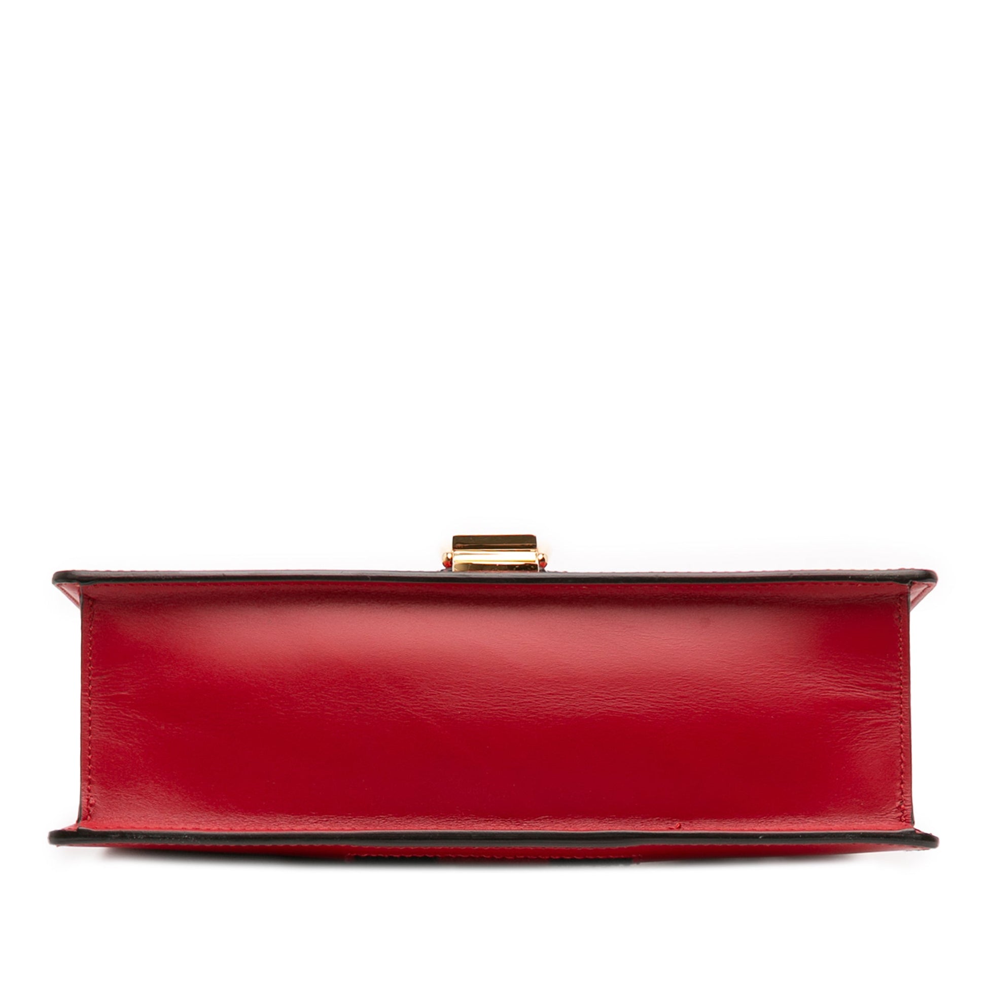 Gucci Small Leather Sylvie Web Satchel