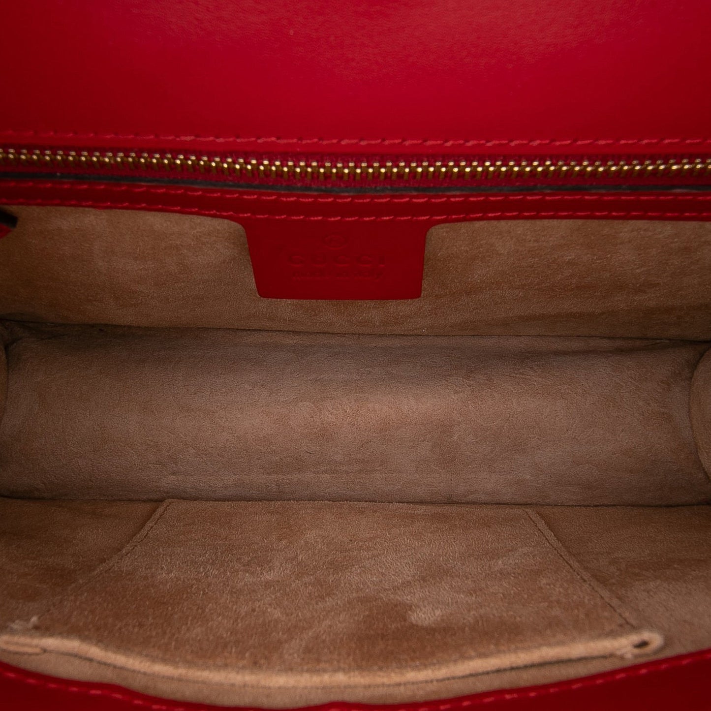 Gucci Small Leather Sylvie Web Satchel