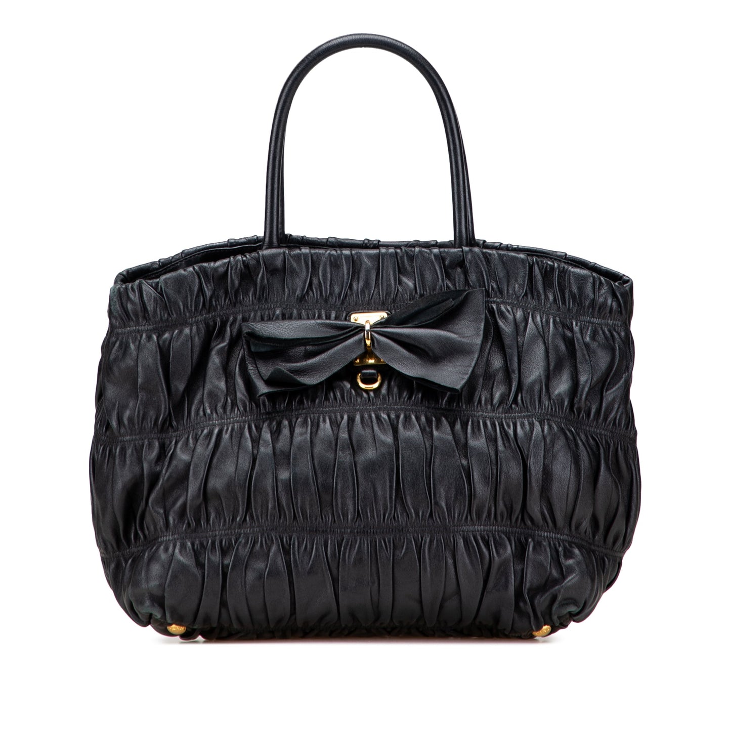 Prada Nappa Gaufre Bow Tote