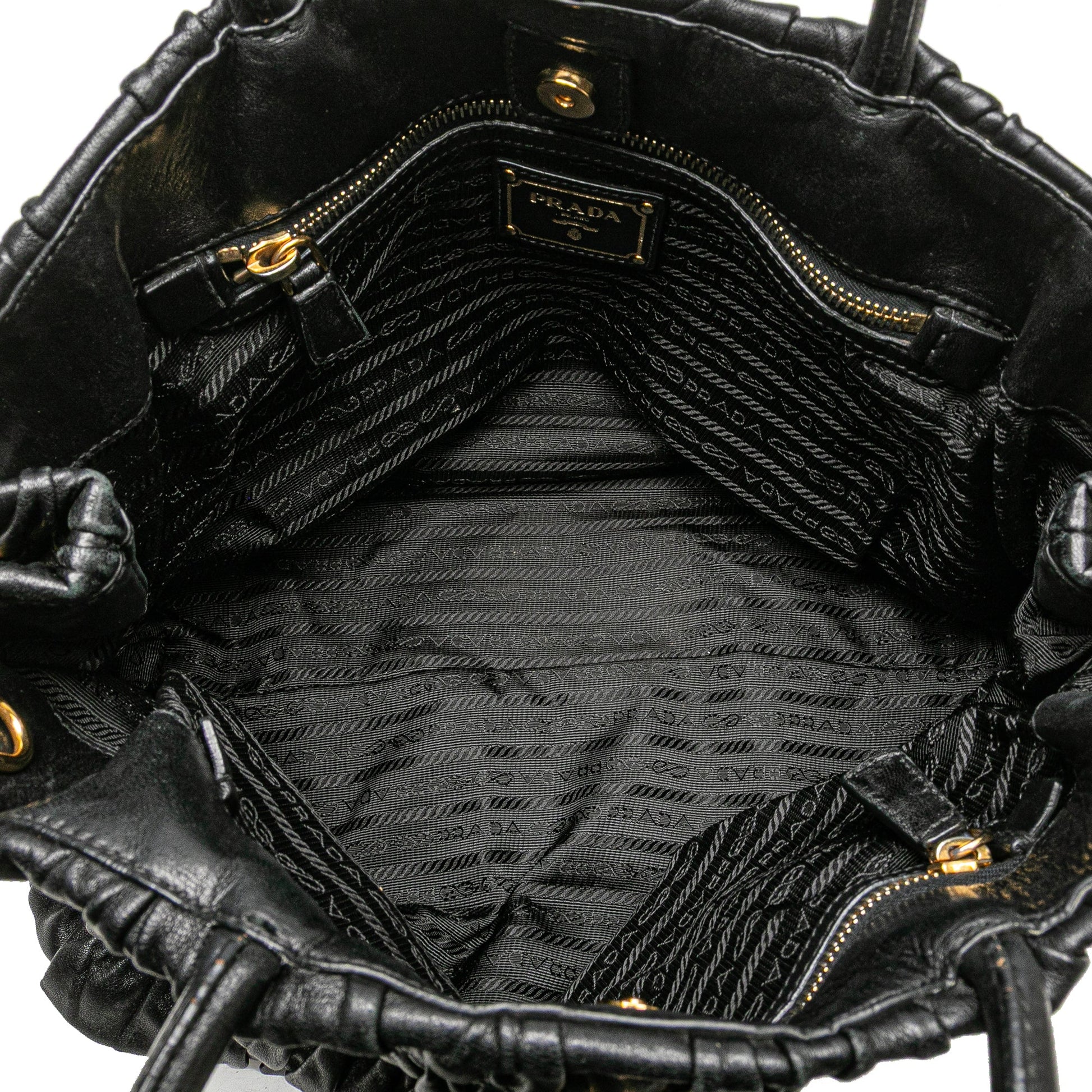 Prada Nappa Gaufre Bow Tote