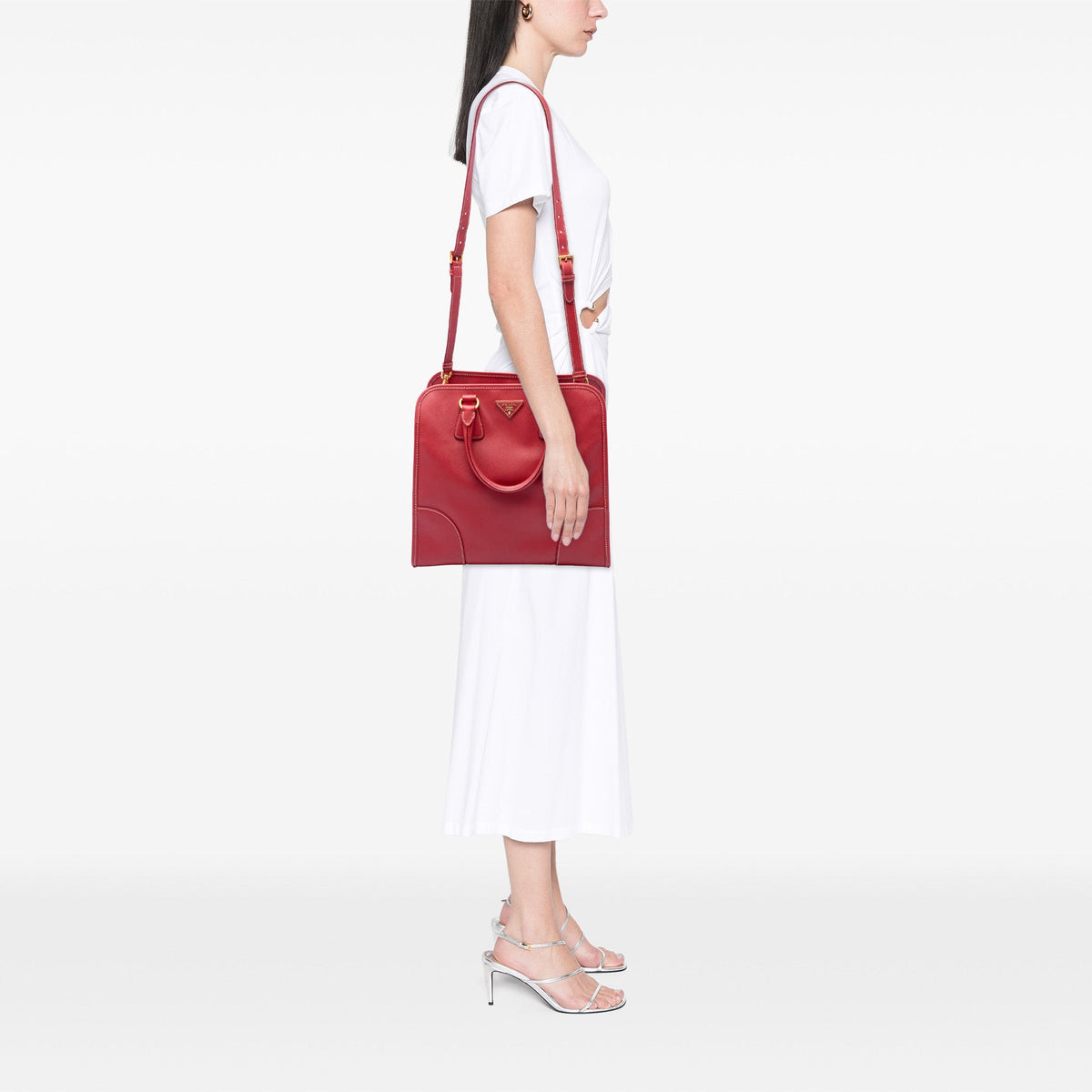 Prada Saffiano Lux Shopping Tote