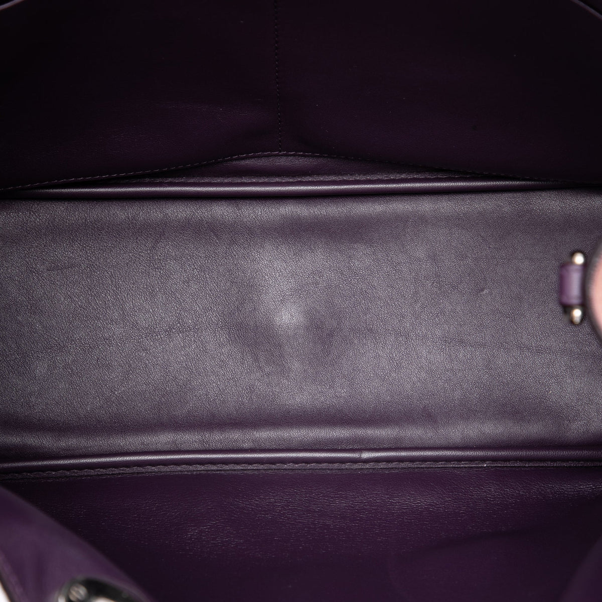 Dior Medium Leather Diorissimo Satchel — Pink