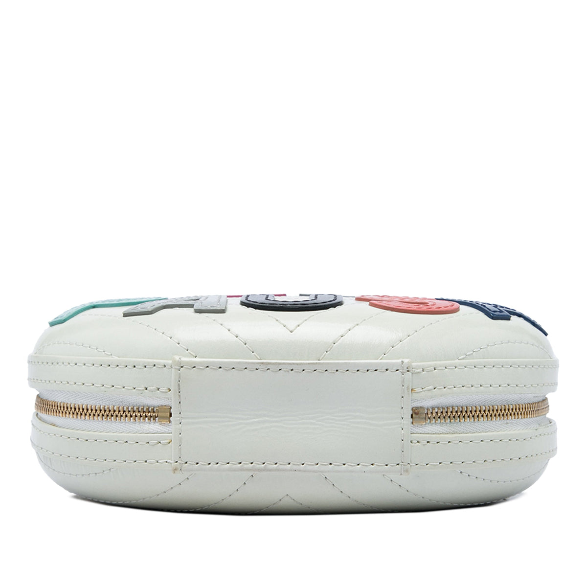 Chanel Chevron Lambskin La Pausa Evening Bag — White