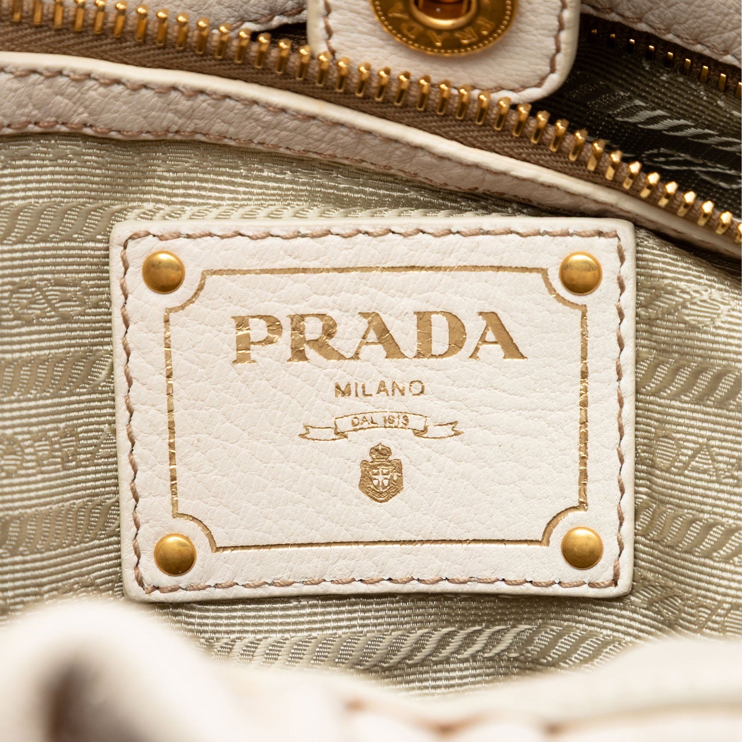 Prada Cervo Deerskin Antik Shoulder Bag