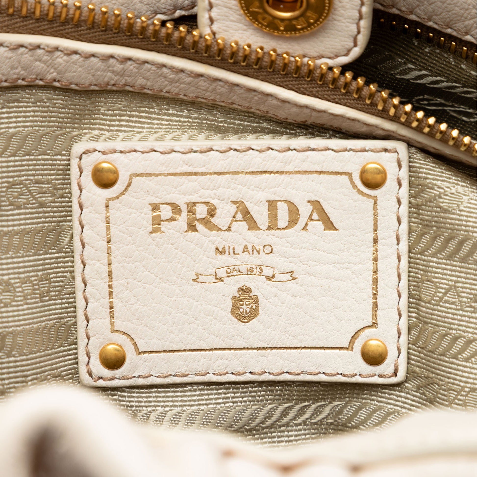 Prada Cervo Deerskin Antik Shoulder Bag