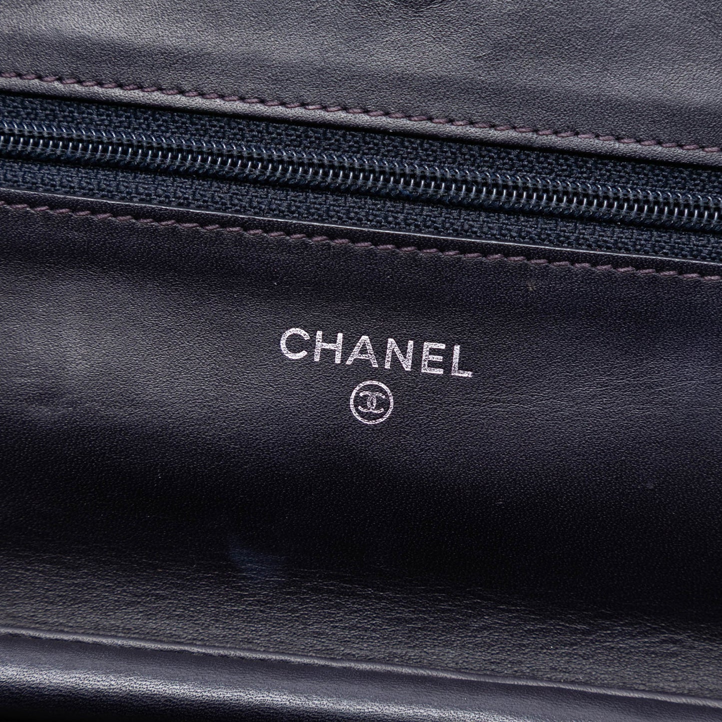 Chanel CC Caviar Wallet On Chain