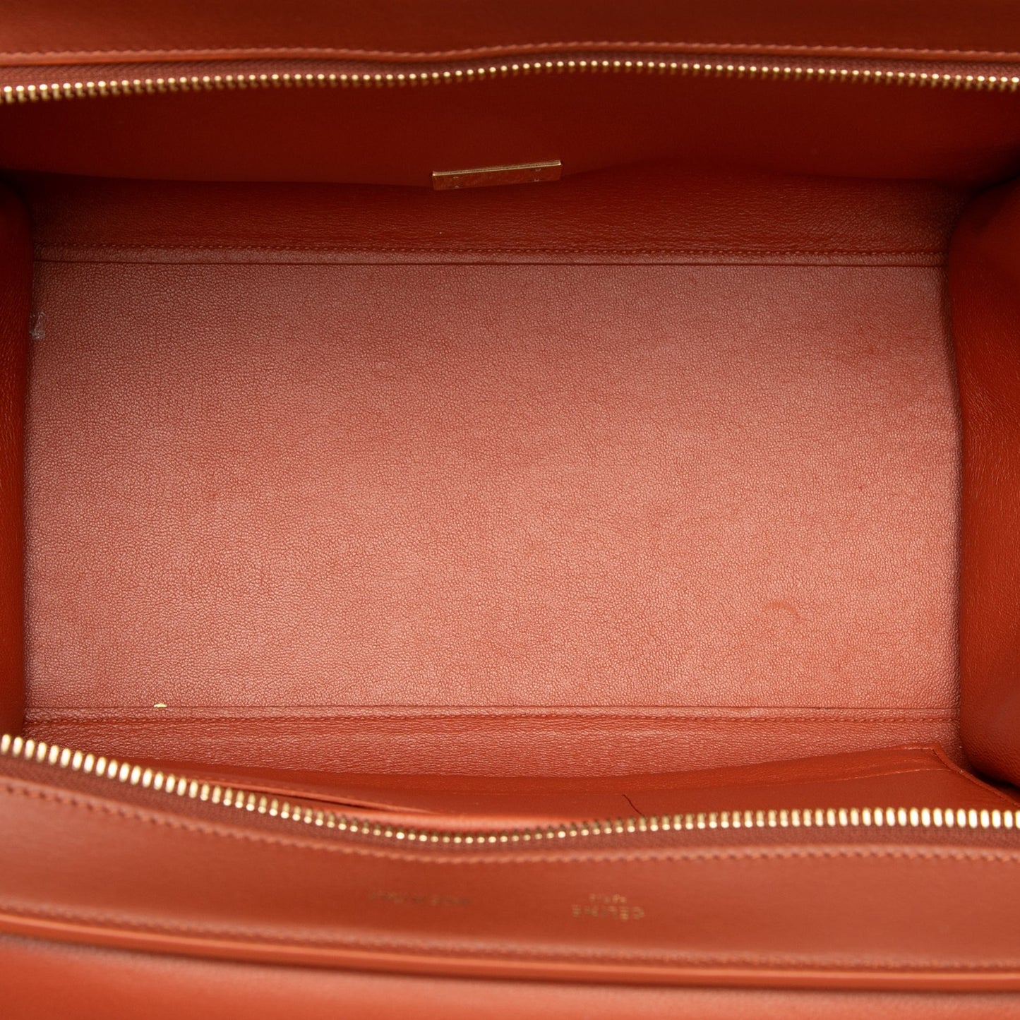 Celine Medium Tricolor Leather Trapeze Satchel