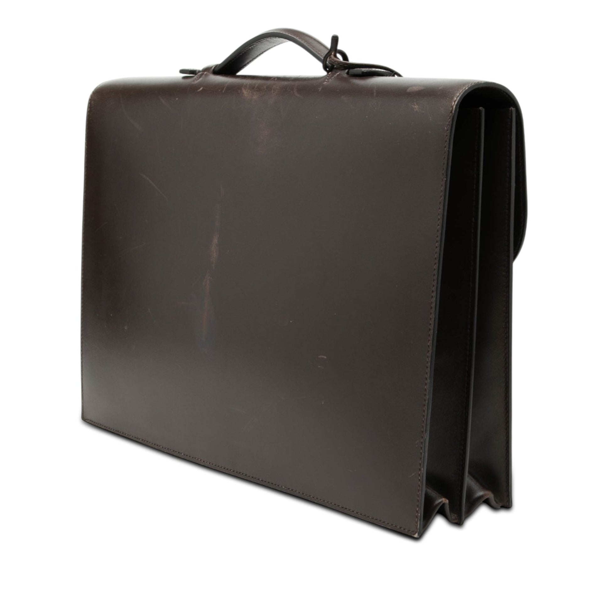 Hermès Box Calf Sac A Depeches 38