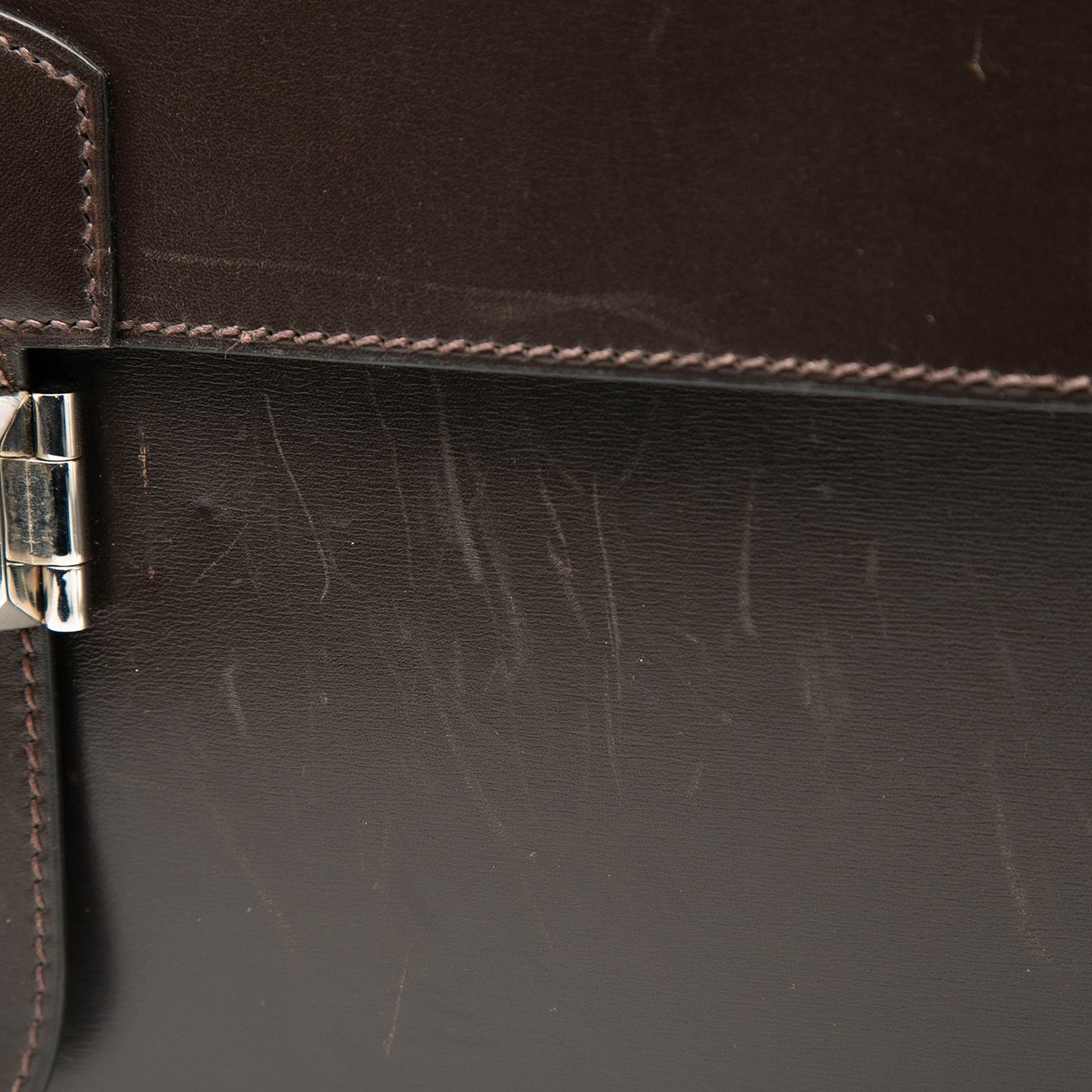 Hermès Box Calf Sac A Depeches 38