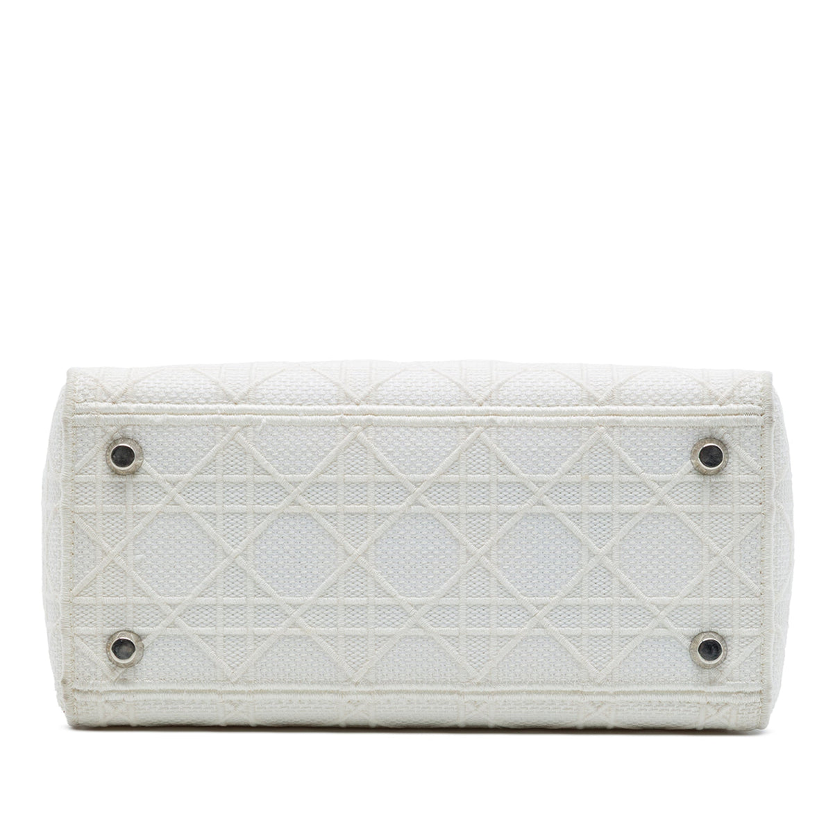 Dior Medium Embroidered Canvas Cannage Lady D Lite