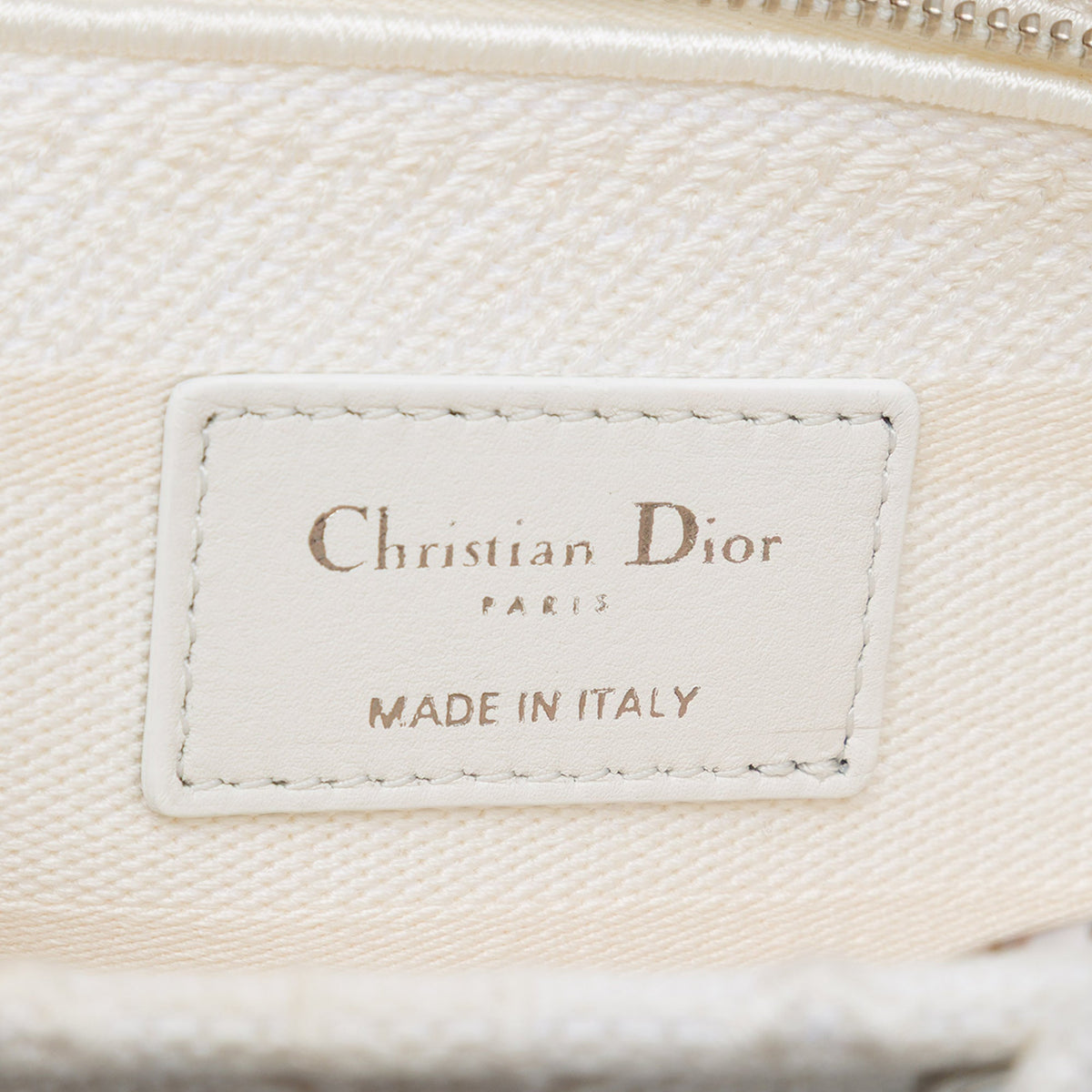 Dior Medium Embroidered Canvas Cannage Lady D Lite