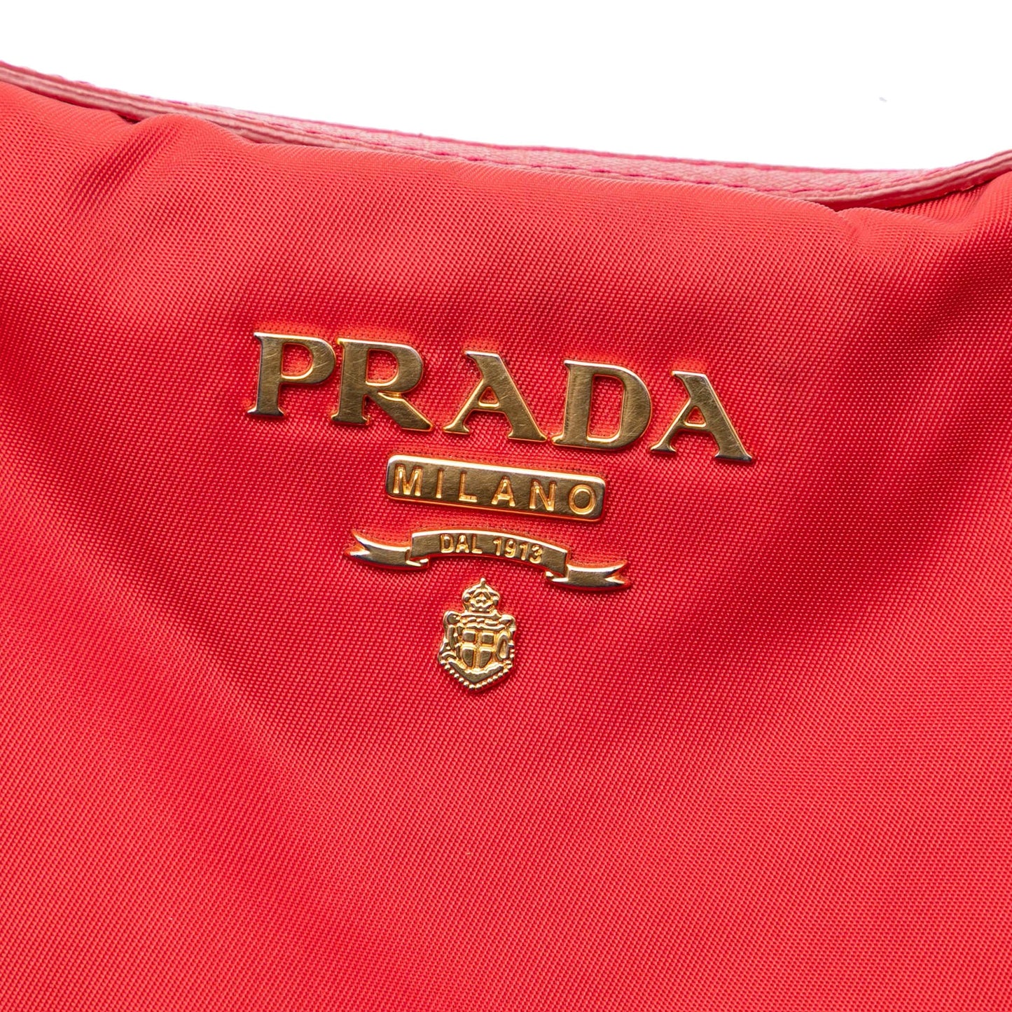 Prada Saffiano Trimmed Tessuto Zip Top Convertible Tote