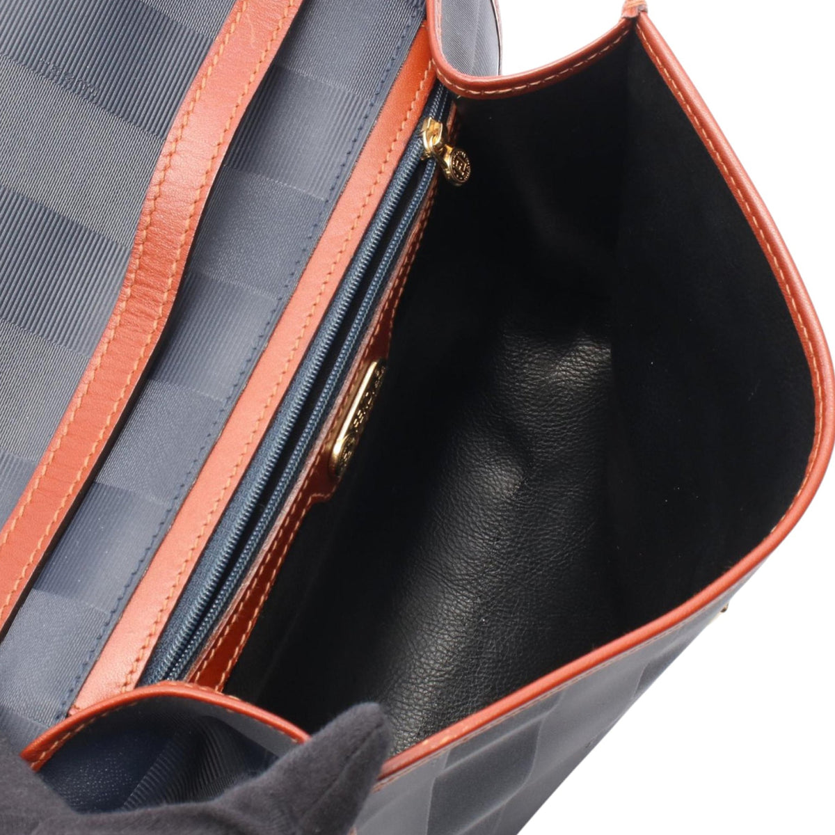 Fendi Pequin Coated Canvas Crossbody