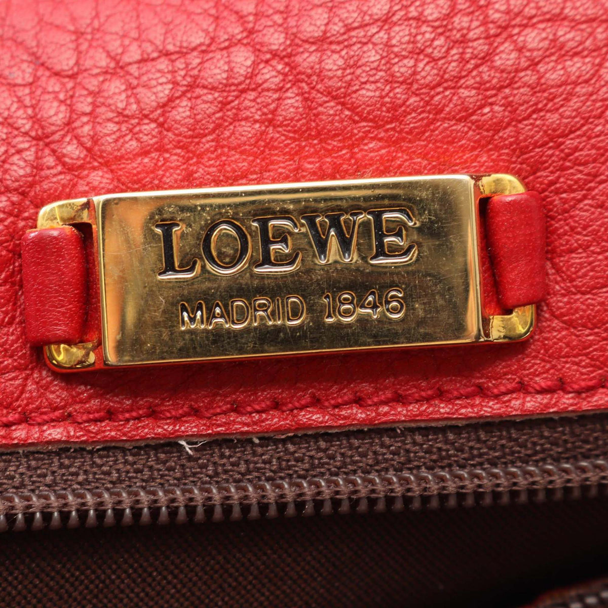 LOEWE Nappa Anagram Flap Crossbody