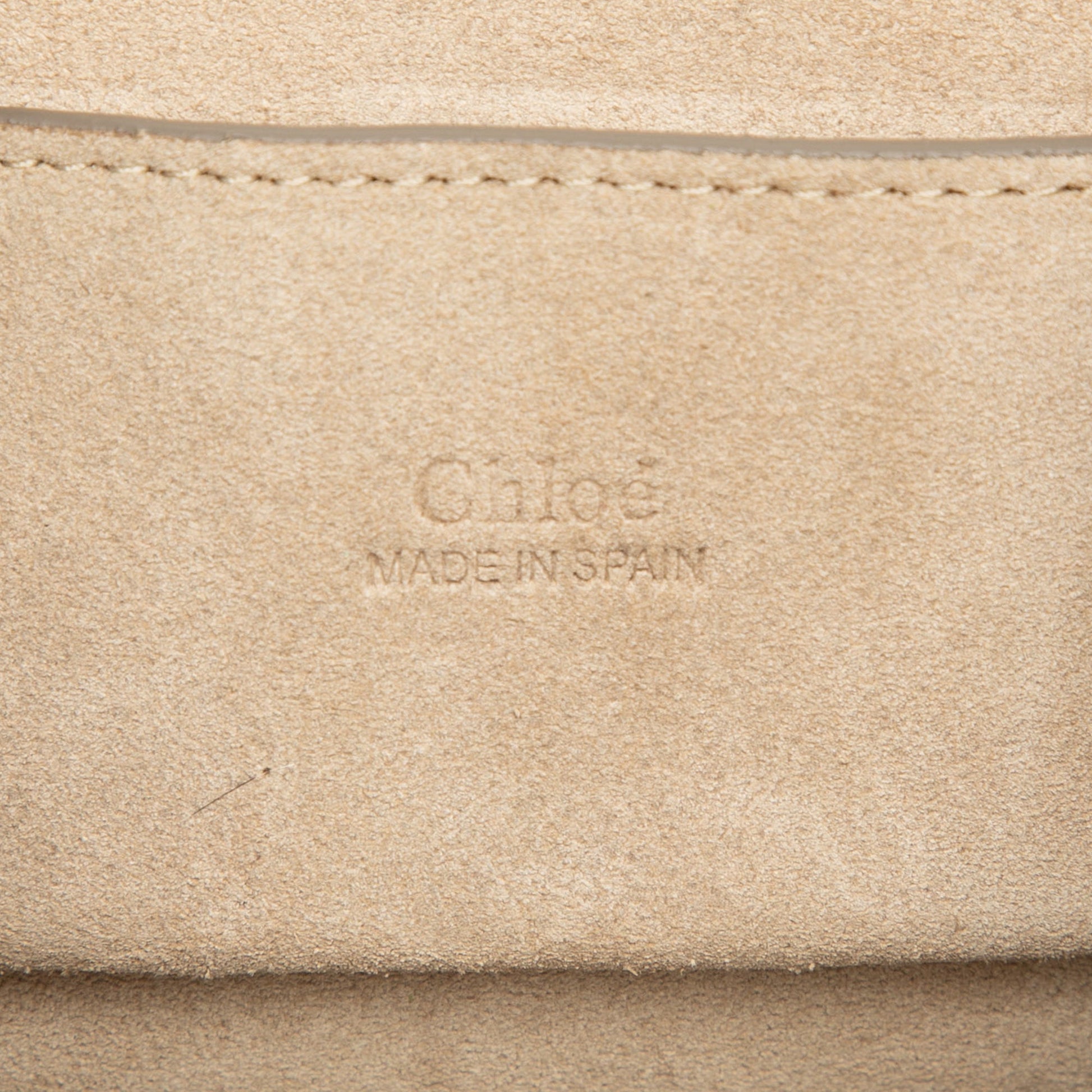 Chloé Mini Calfskin and Suede Faye Bracelet Bag