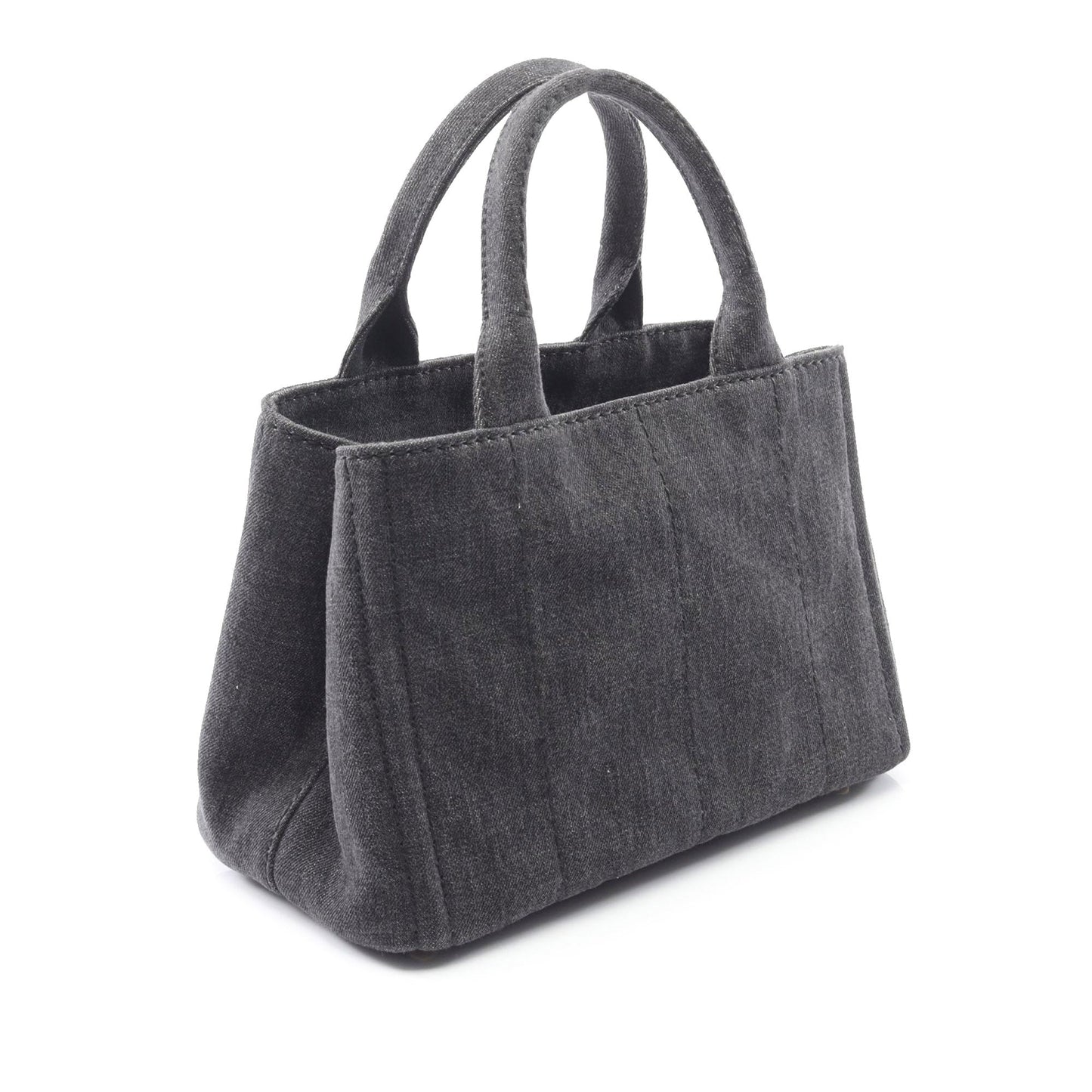Prada Small Canvas Canapa Logo Satchel