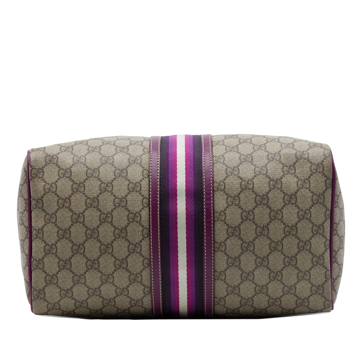 Gucci Medium GG Supreme Joy Web Boston Bag