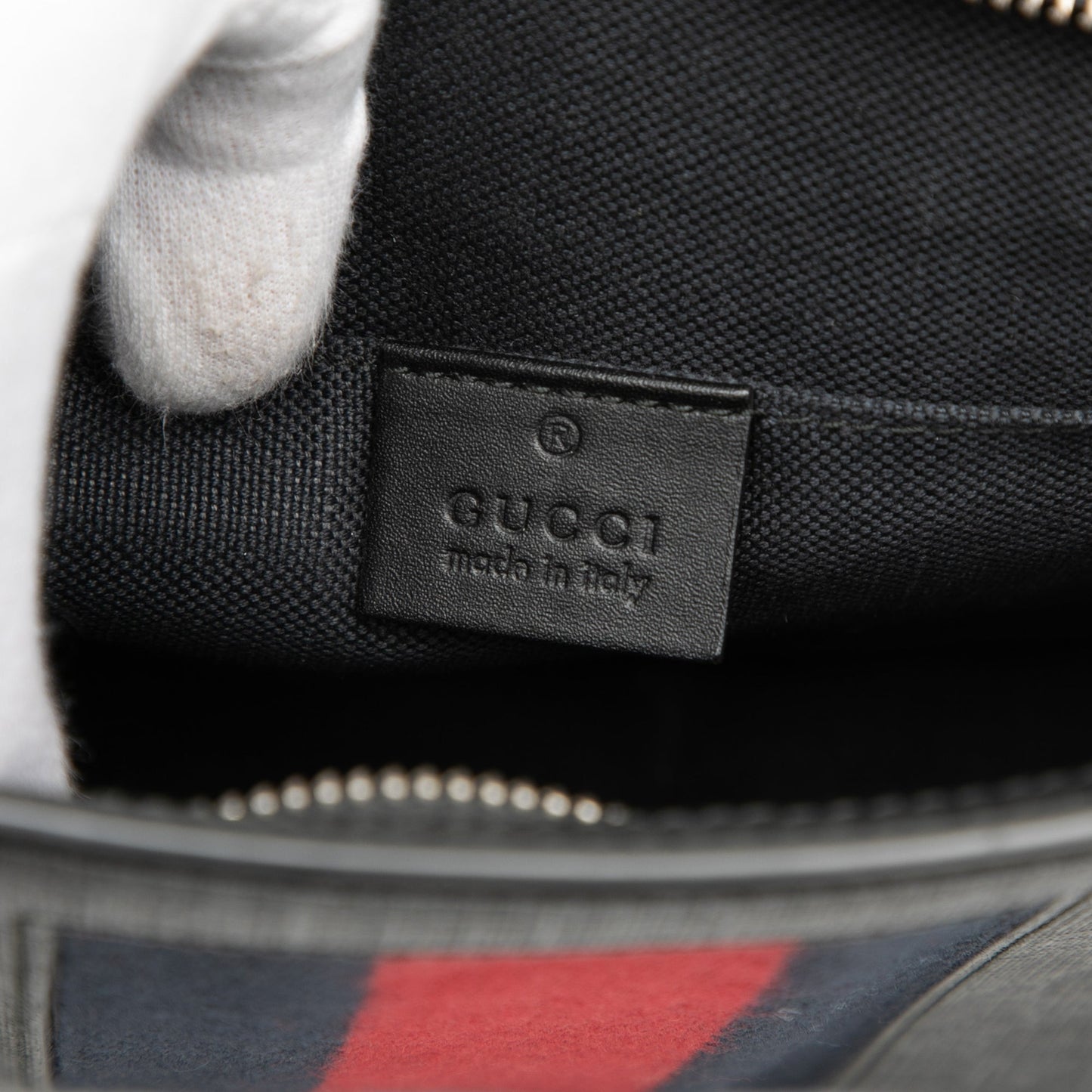 Gucci GG Supreme Web Clutch