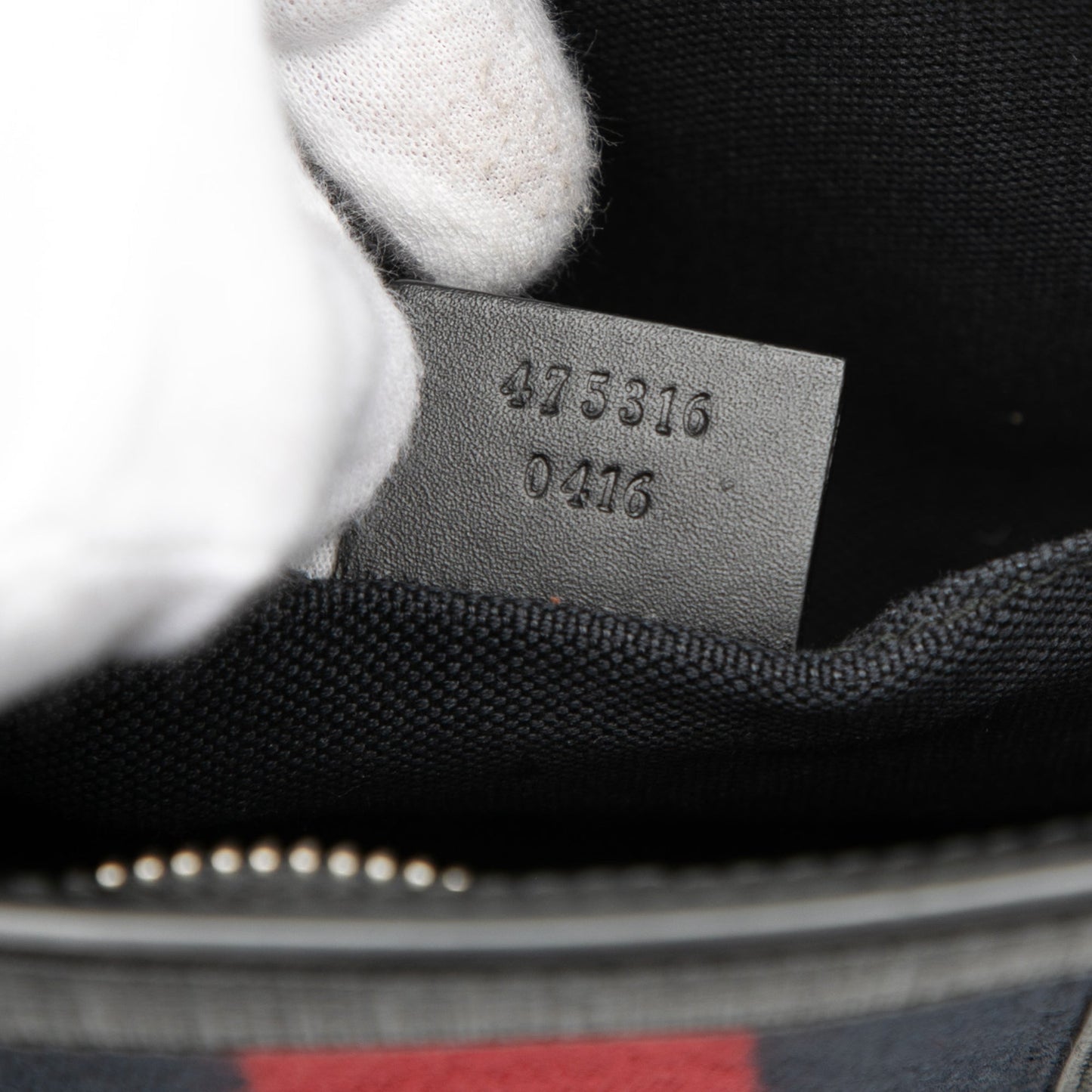 Gucci GG Supreme Web Clutch