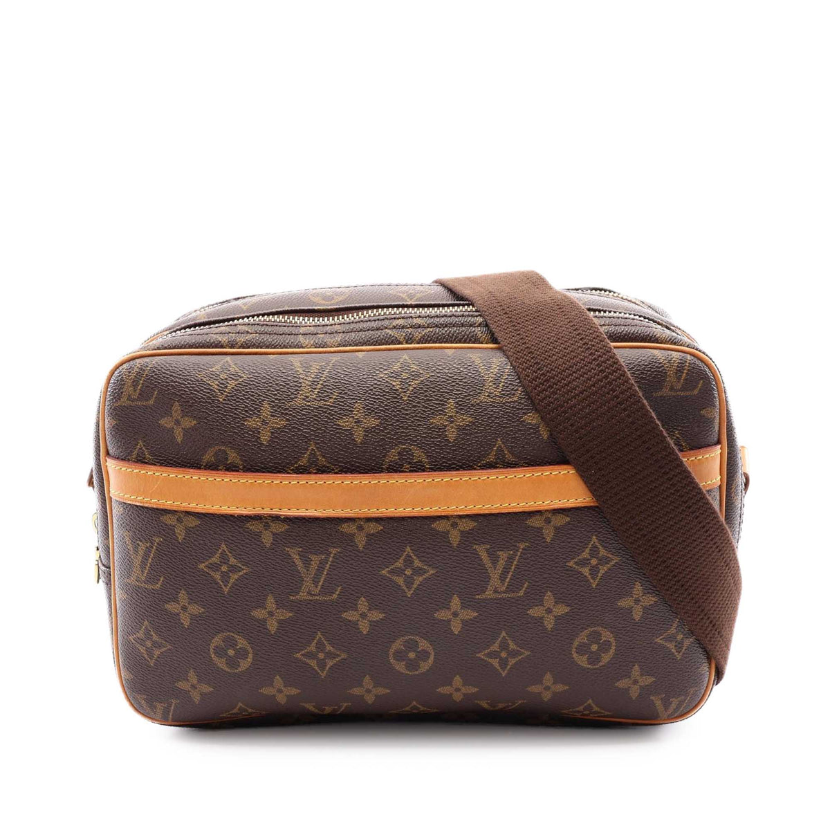 Louis Vuitton Monogram Reporter PM — Brown