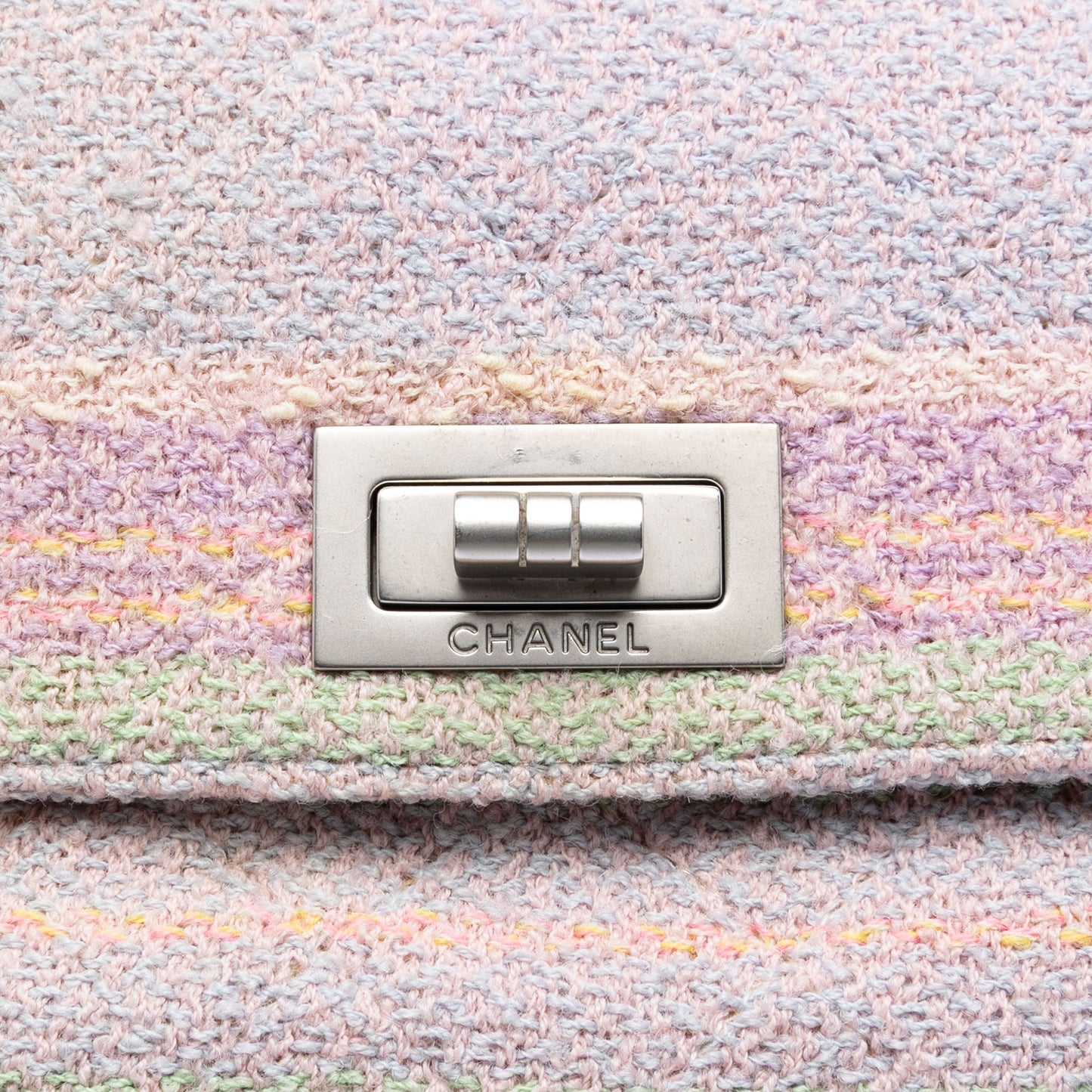 Chanel Quilted Tweed Reissue 2.55 Single Flap 225