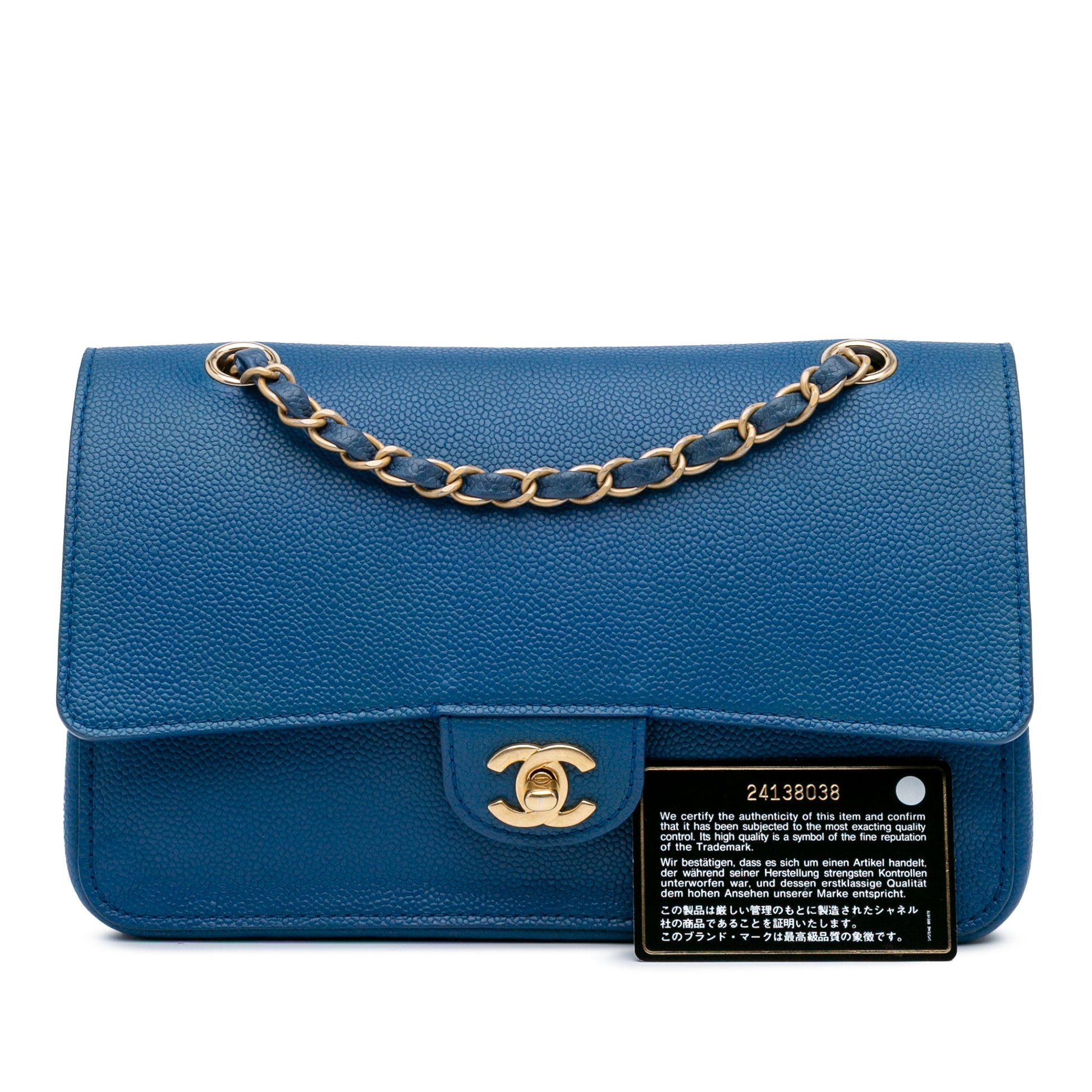 Chanel Medium Classic Caviar Pure Double Flap