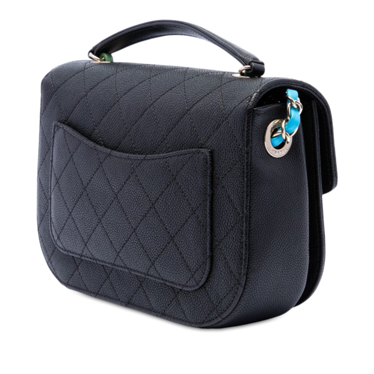 Chanel Paris Cuba Small Quilted Caviar Thread Around Flap