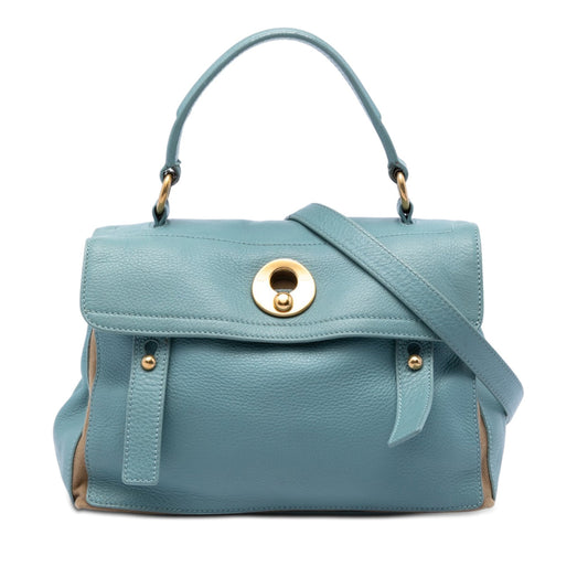 Saint Laurent Small Leather Muse Two Satchel