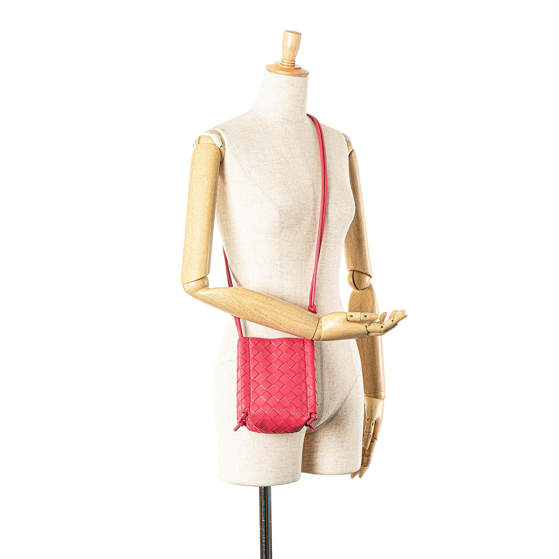Bottega Veneta Mini Nappa Intrecciato The Knot Crossbody