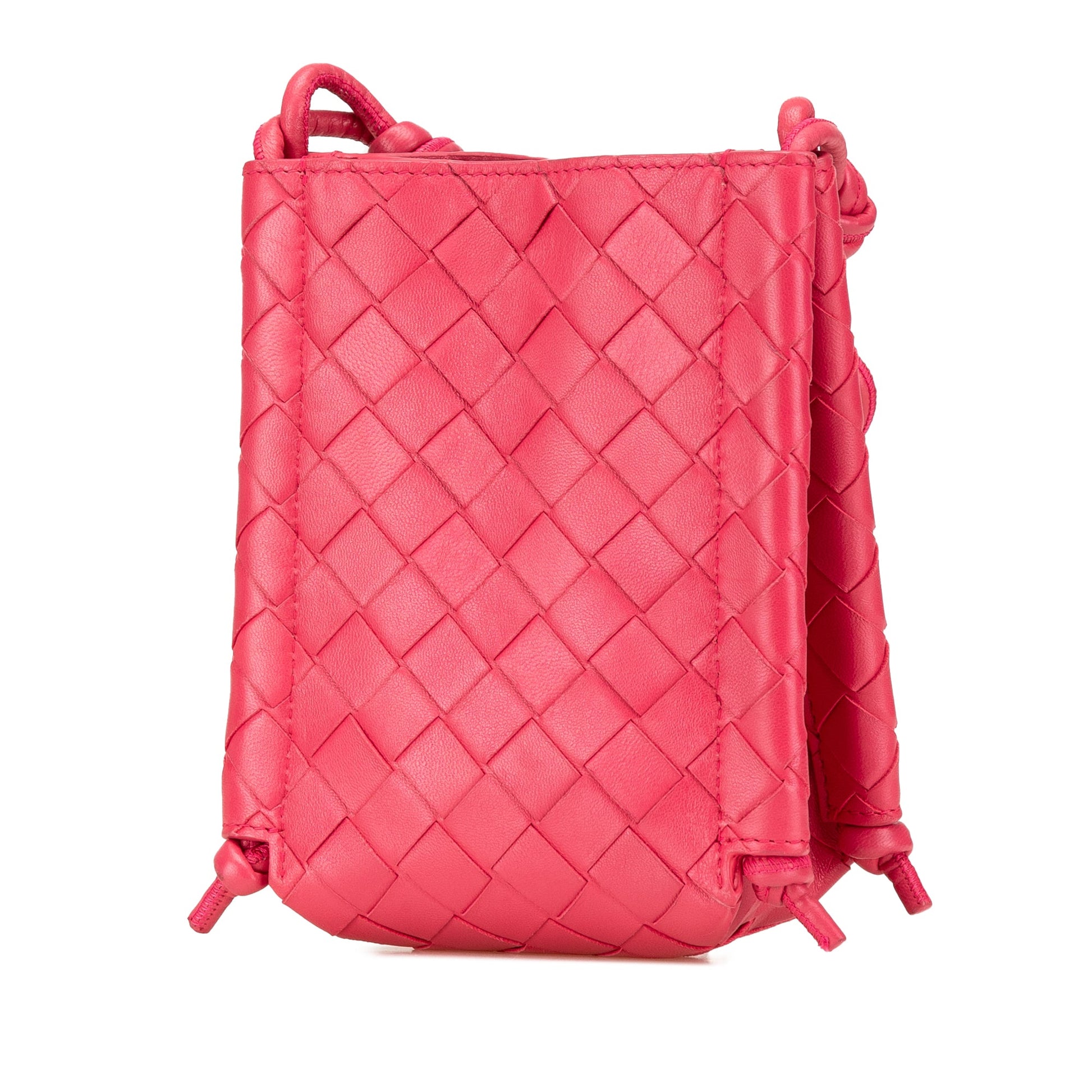 Bottega Veneta Mini Nappa Intrecciato The Knot Crossbody