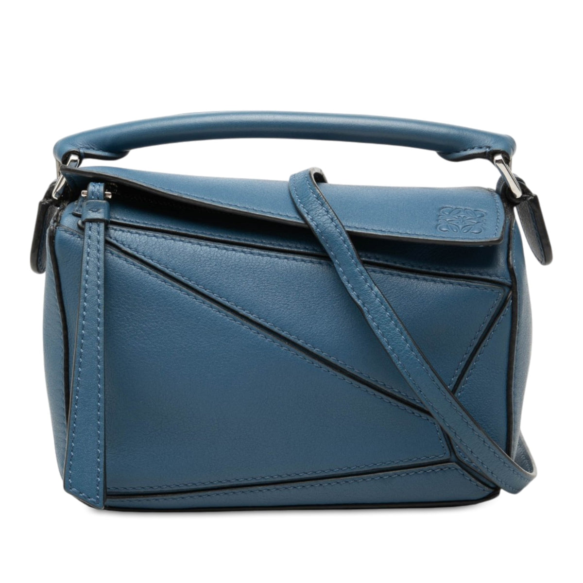 LOEWE Mini Calfskin Puzzle Satchel