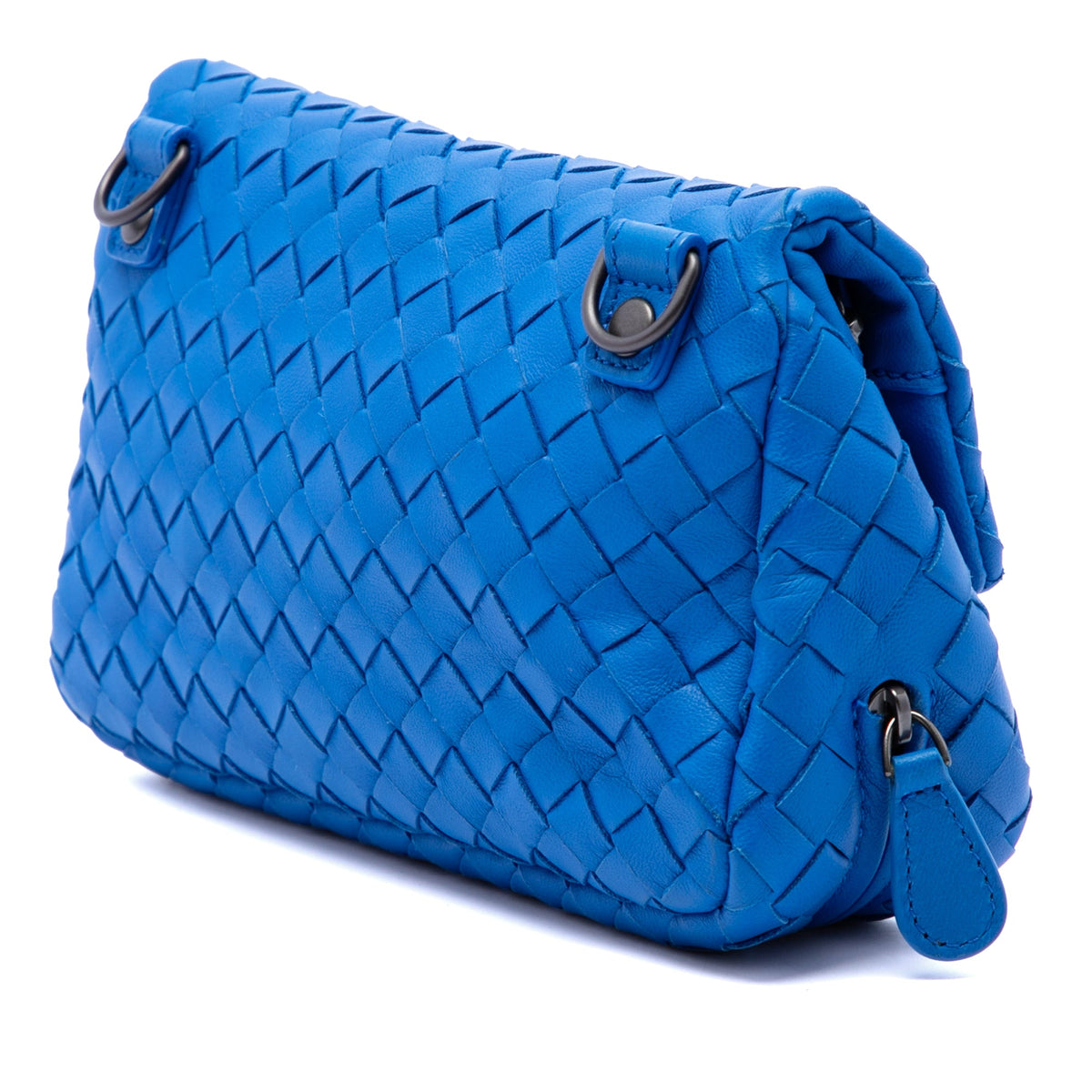 Bottega Veneta Mini Nappa Intrecciato Expandable Chain Flap Crossbody