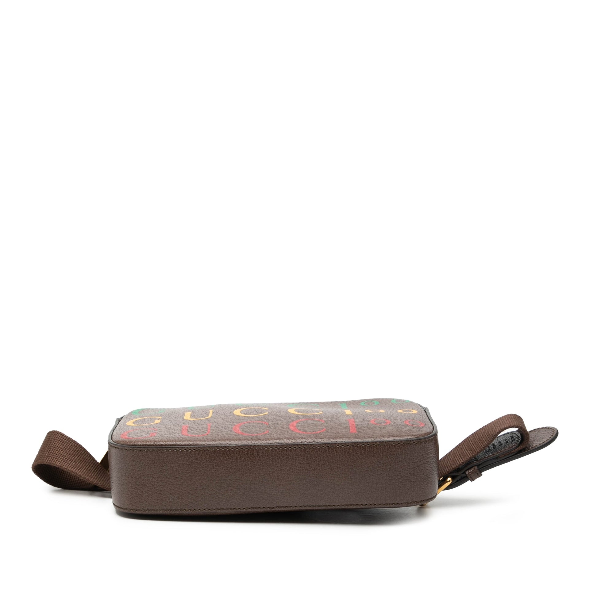 Gucci 100th Anniversary Textured Dollar Calfskin Logo Belt Bag