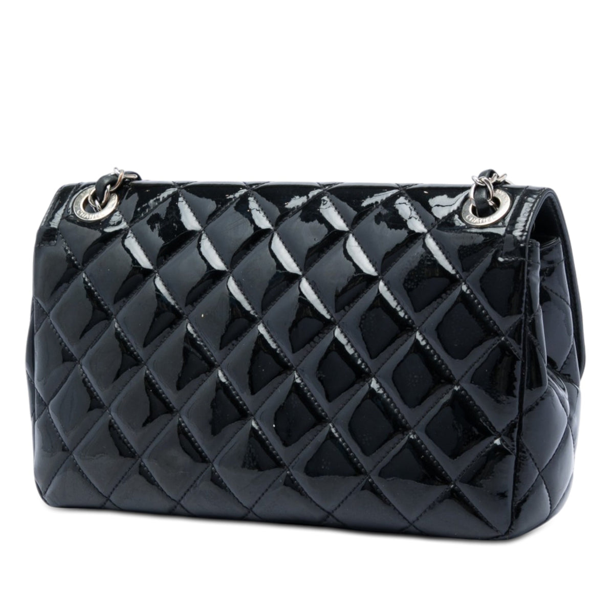 Chanel Small Quilted Patent Coco Shine Flap