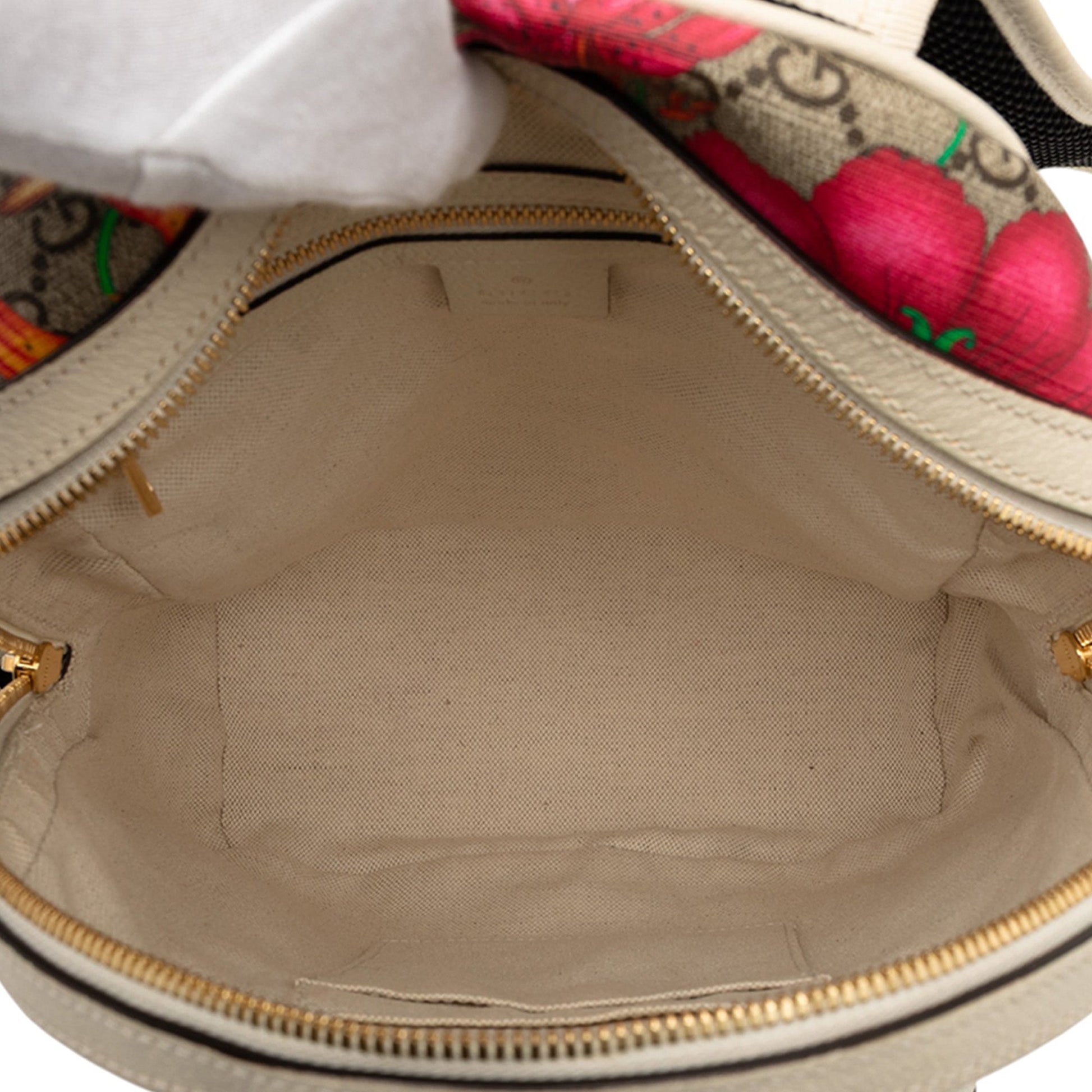 Gucci Small GG Supreme Flora Ophidia Backpack