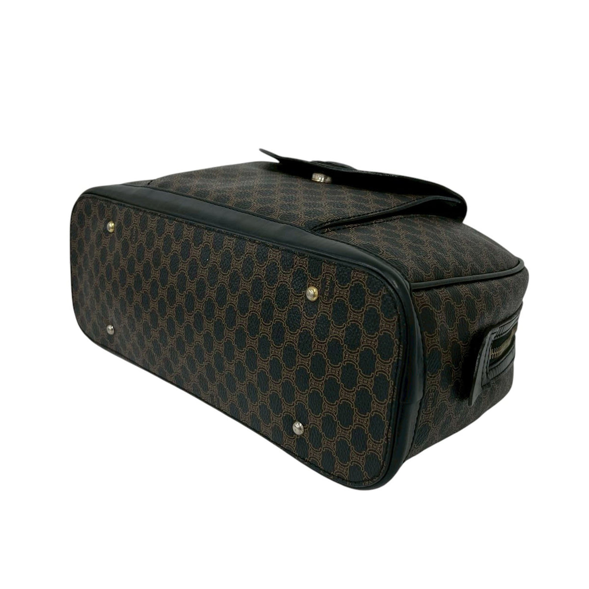 Celine Macadam Coated Canvas Handbag