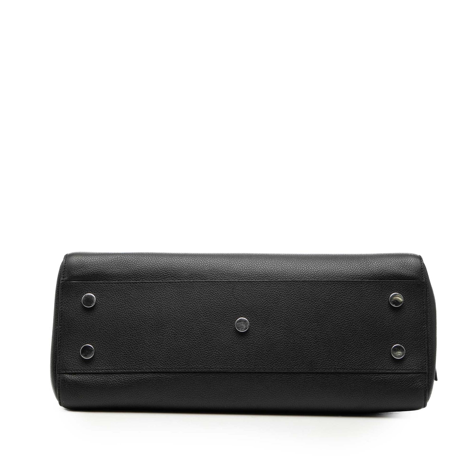 Medium Grained Calfskin Cabas Rive Gauche Satchel