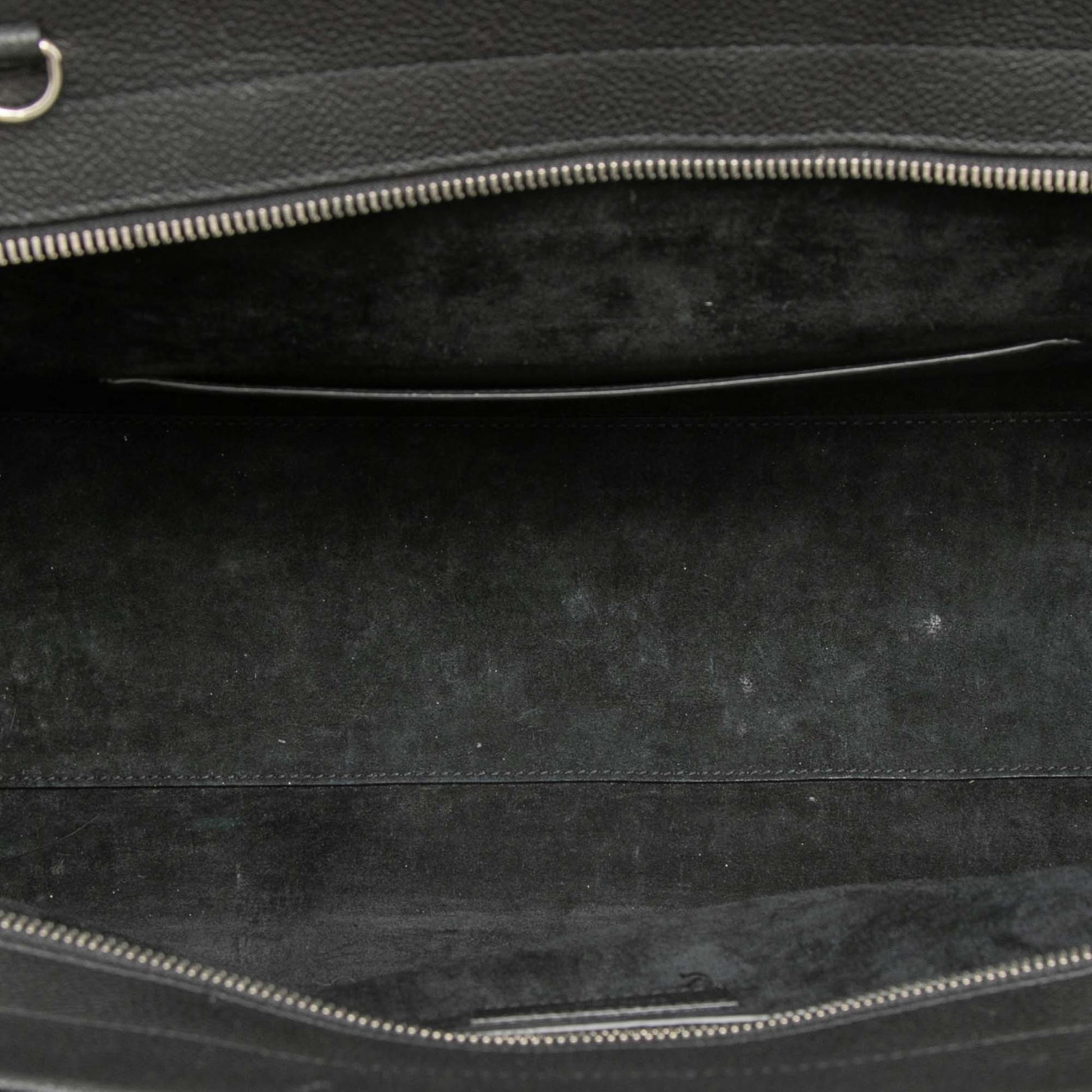Medium Grained Calfskin Cabas Rive Gauche Satchel