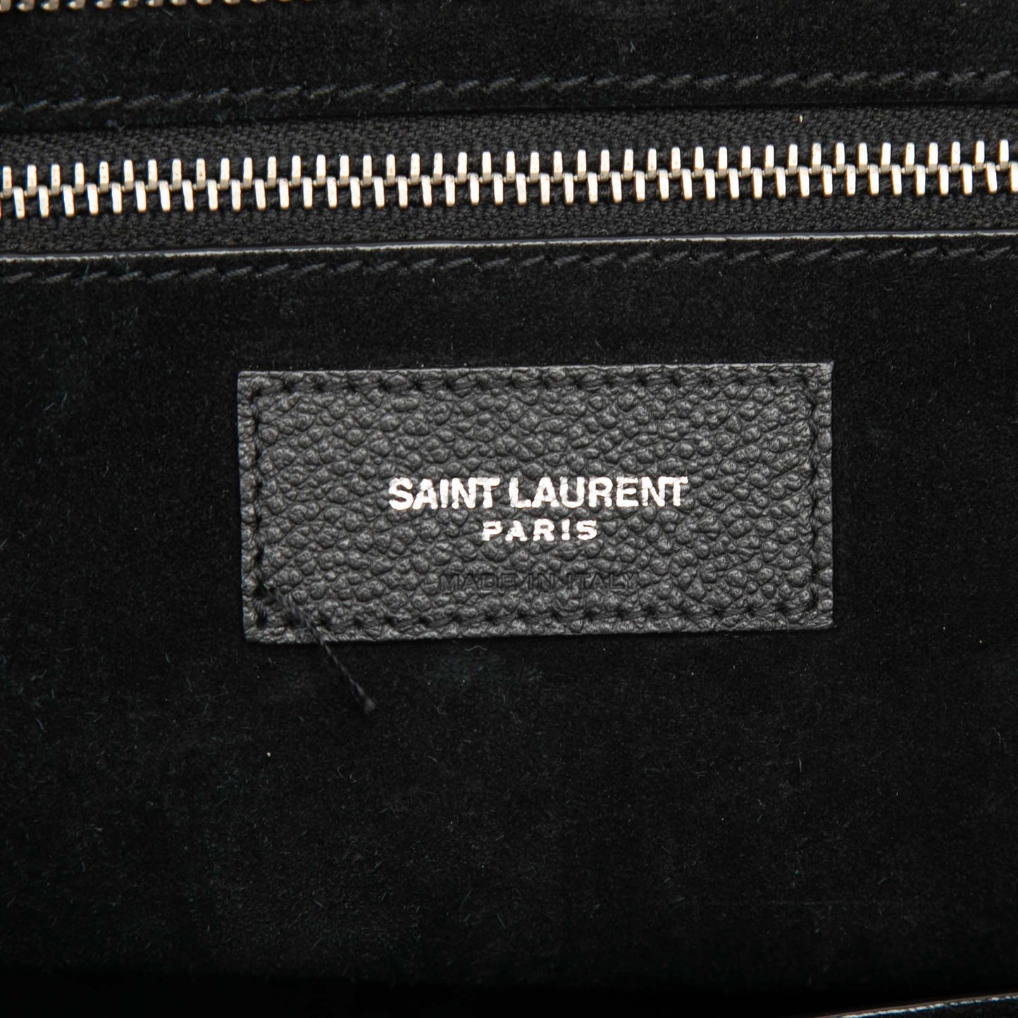 Medium Grained Calfskin Cabas Rive Gauche Satchel