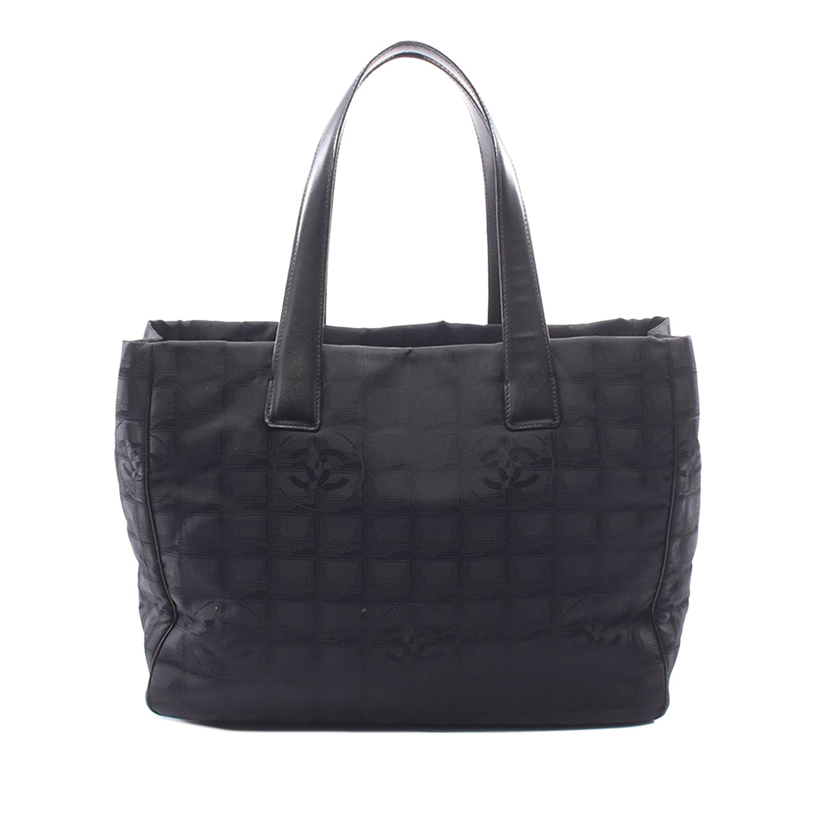 Chanel New Travel Line Nylon Tote — Black