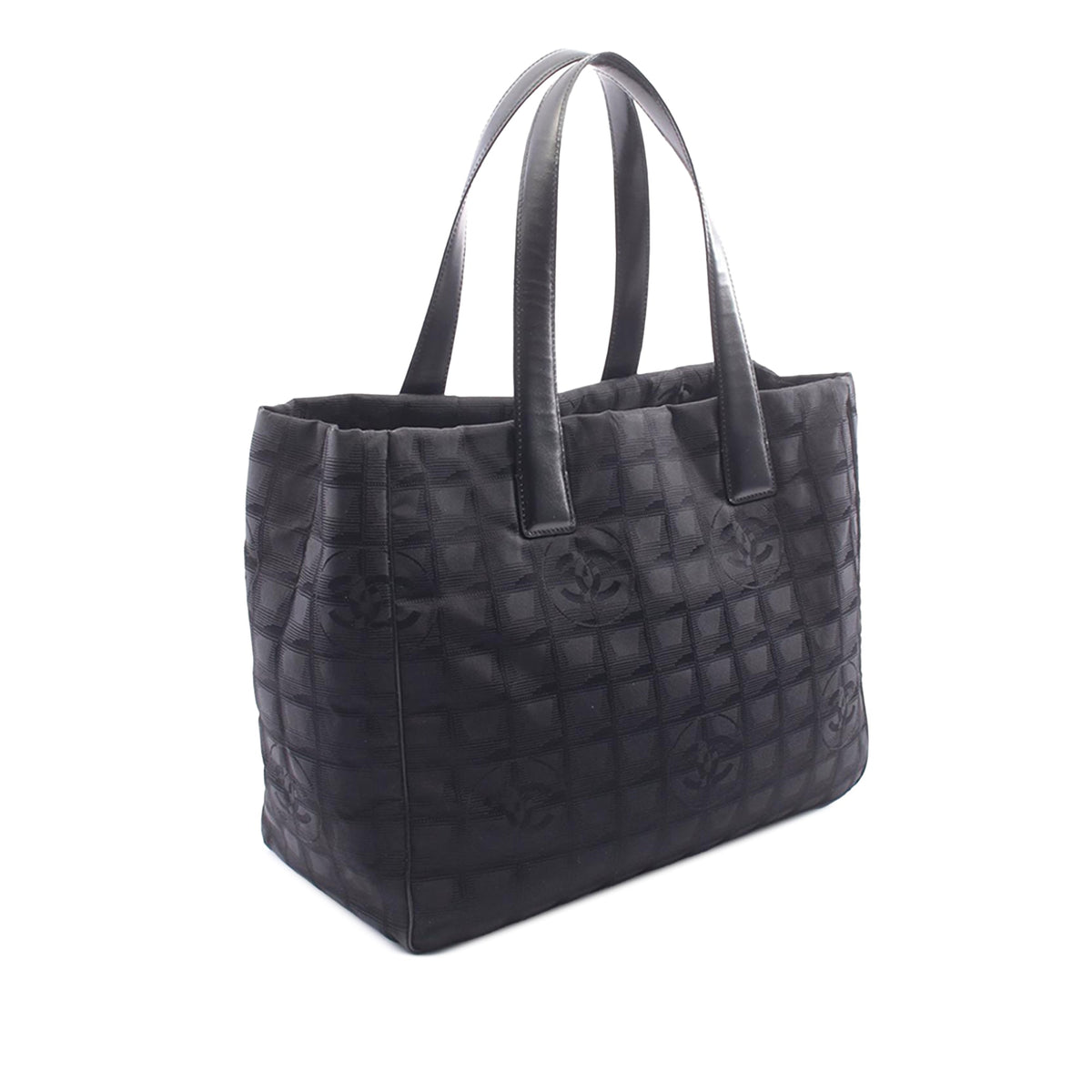 Chanel New Travel Line Nylon Tote — Black