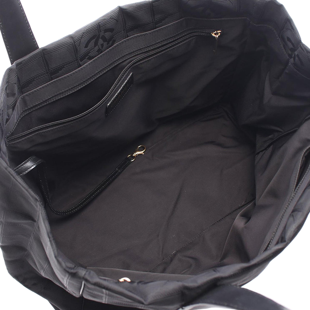 Chanel New Travel Line Nylon Tote — Black