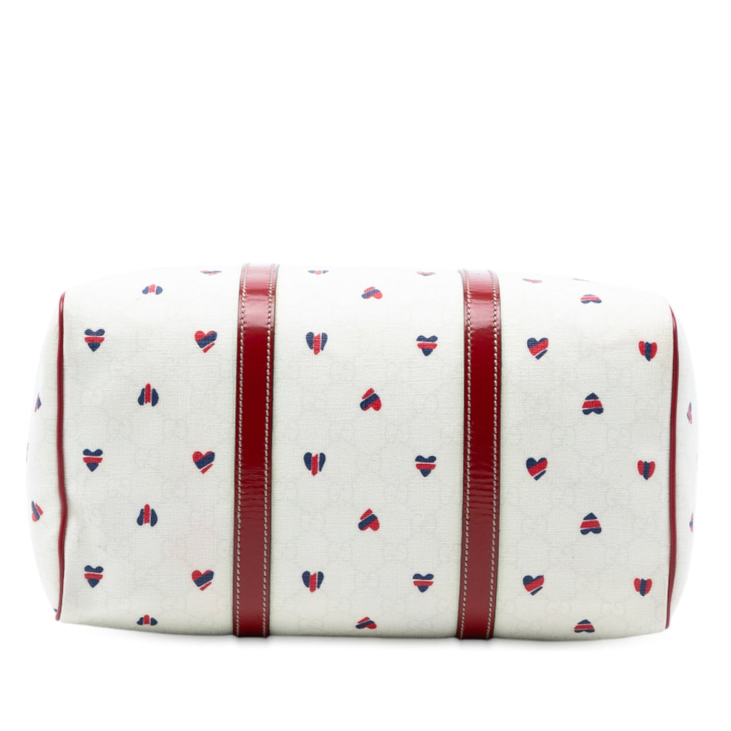 Gucci Medium GG Supreme Hearts Joy Boston Bag