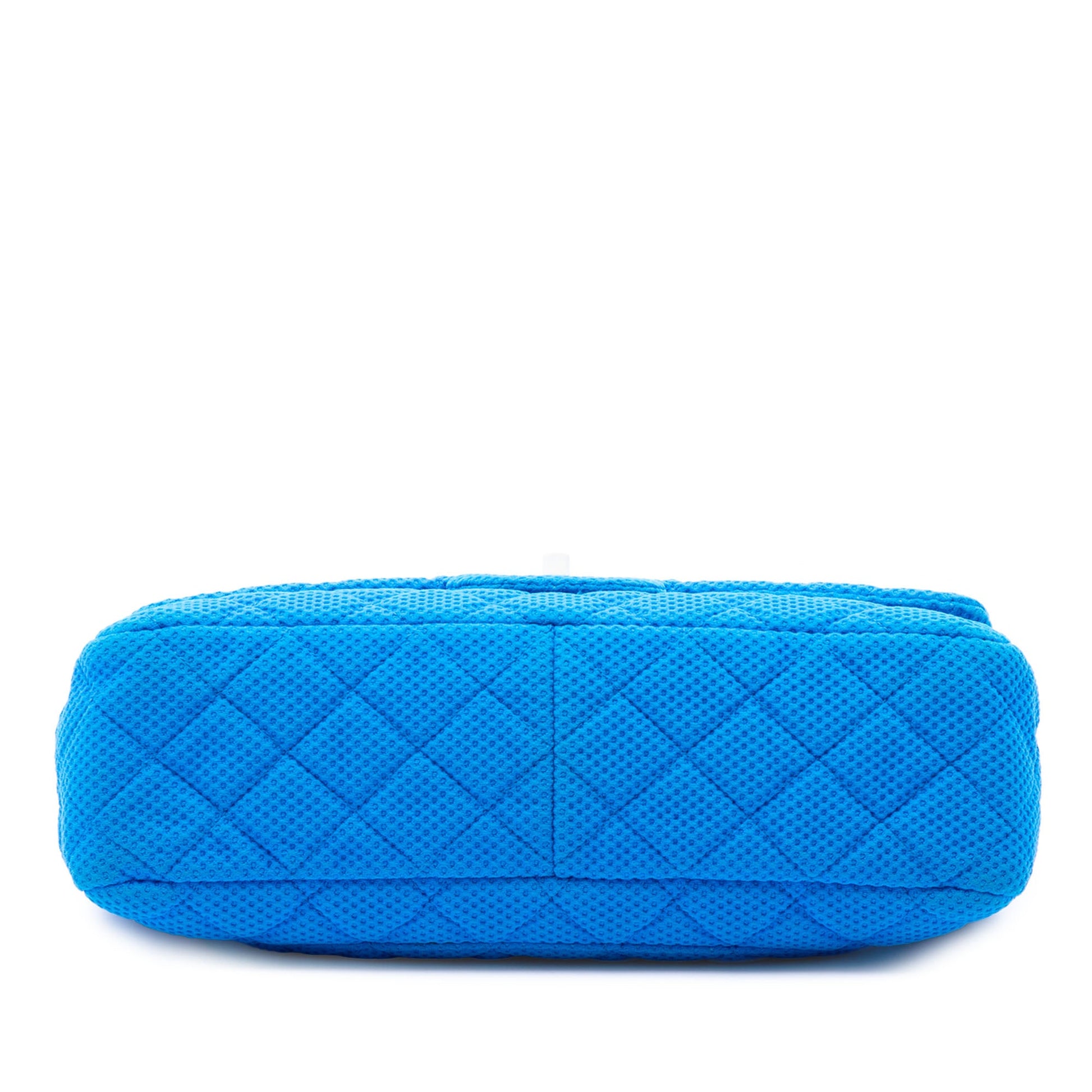 Chanel Jumbo Classic Perforated Jersey Single Flap