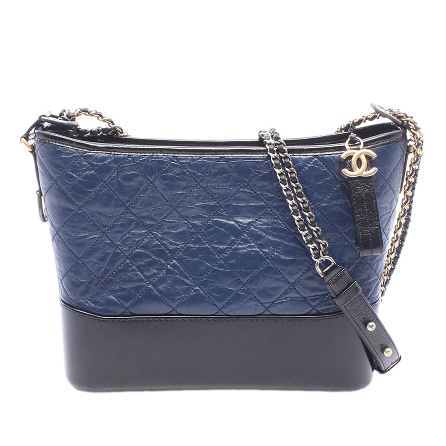 Chanel Small Bicolor Aged Calfskin Gabrielle Crossbody